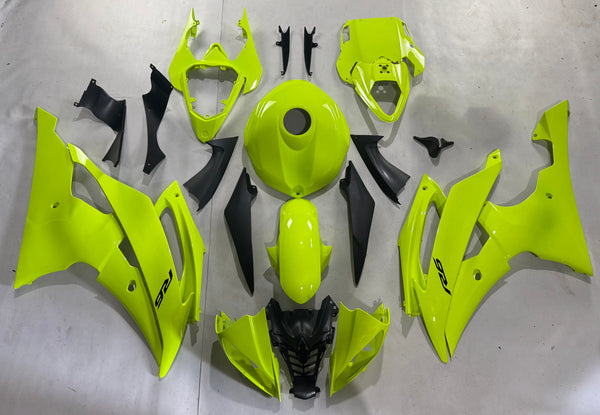 NT Injection Mold New Kit Fluorescent Yellow Black ABS Fairing Fit for Yamaha 2008-2016 YZF R6 N164 Arriving US Soon