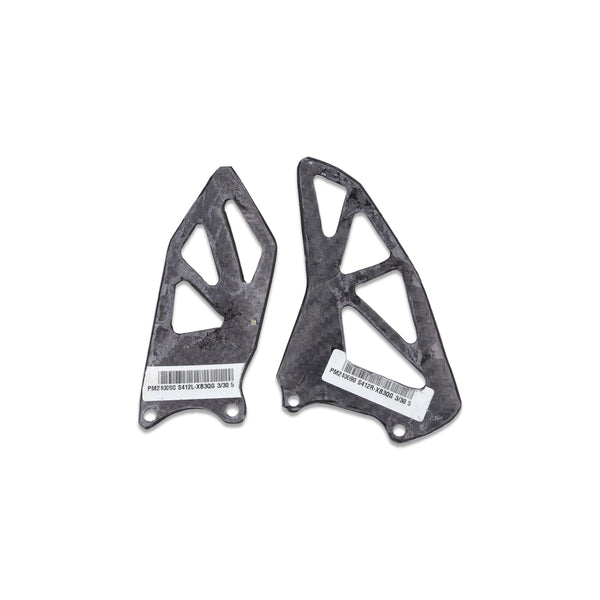 NT 2017-2024 Suzuki GSX-R1000 100% Carbon Fiber Rearset Mount Heel Guard Plate Twill