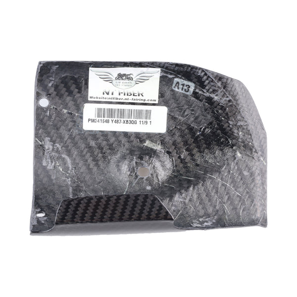 NT Real Carbon Fiber Exhaust Cover for Yamaha 2017-2018-2019-2020-2021 YZF YZF R6
