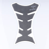 3PC 3D Vinyl Carbon Fiber Look Pro Fuel/Gas Tank Pad Motorcycle/Bike Protector