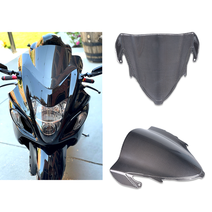 2021-2025 SUZUKI GSX1300R HAYABUSA REAL 100% Carbon Fiber WINDSCREEN WINDSHILED