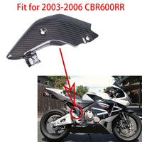 NT 2003-2006 Honda CBR600RR Exhaust Heat Shield - 100% Carbon Fiber