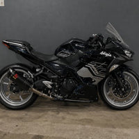 NT Aftermarket Injection ABS Plastic Fairing Fit for KAWASAKI Ninja EX400 2018-2023 Black Silver