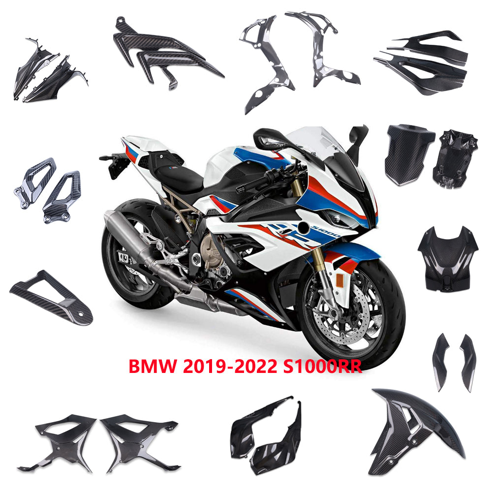 NT 100% Real 3K Twill Carbon Fiber Piece for BMW 2019-2022 S1000RR