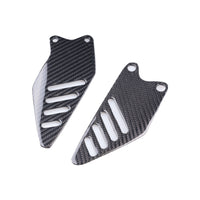 NT Kawasaki Ninja 2009-2012 ZX6R 636 Heel Plates - 100% Carbon Fiber