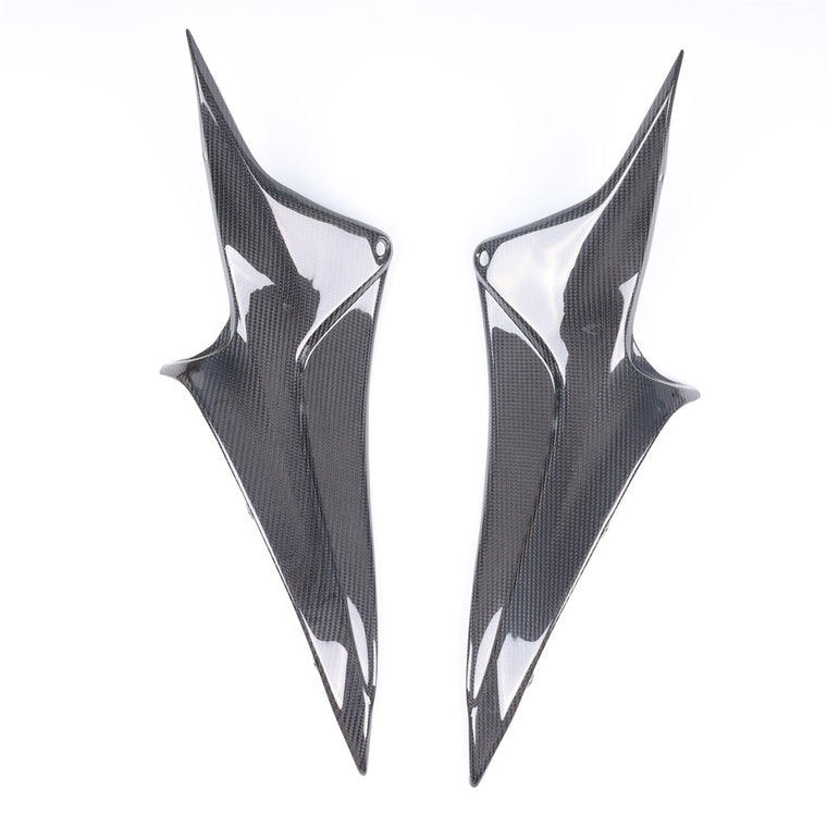 NT 2007-2012 Honda CBR600RR Gas Tank Side Knee Cover Panel-100% Carbon Fiber