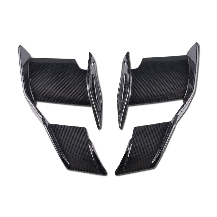 NT 100% Carbon Fiber Front Spoiler Fixed Wind Winglets For BMW S1000R 2021 - 2024