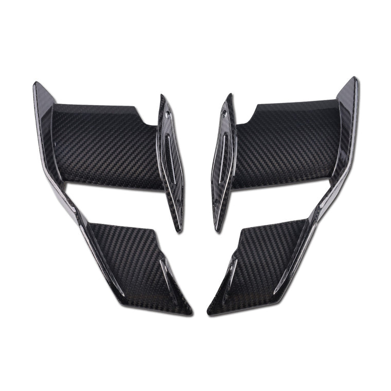 NT 100% Carbon Fiber Front Spoiler Fixed Wind Winglets For BMW S1000R 2021 - 2024