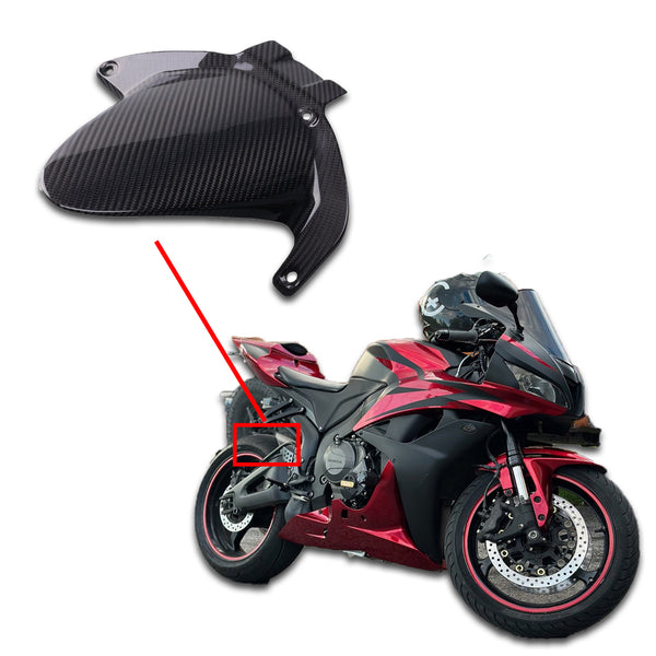 NT 2007-2012 CBR600RR 100% Carbon Fiber Rear Tire Hugger Mud Guard Fender Fairing