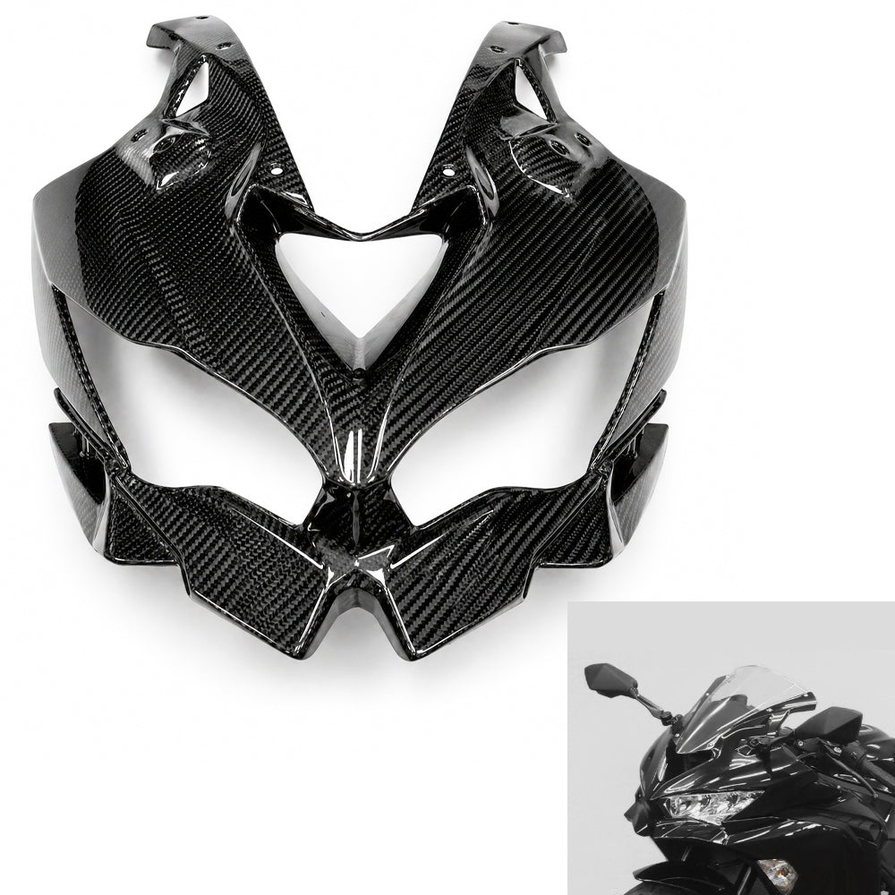 NT Carbon Fiber Front Nose Fairing for Kawasaki Ninja 2023-25 ZX4R ZX4RR ZX25R