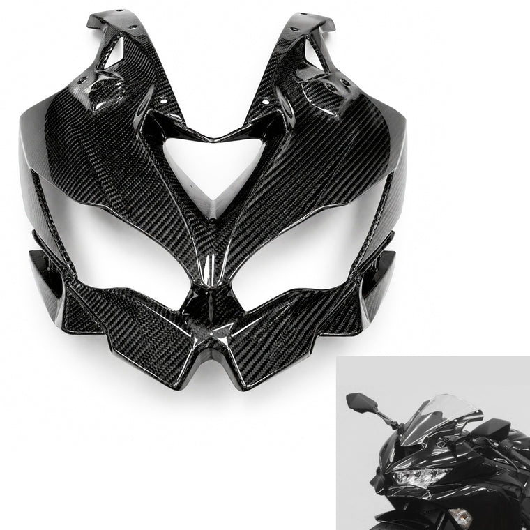 NT Carbon Fiber Front Nose Fairing for Kawasaki Ninja 2023-25 ZX4R ZX4RR ZX25R