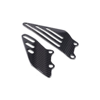 NT 2006-2024 Kawasaki Ninja ZX14 ZZR1400 Heel Plates - 100% Carbon Fiber