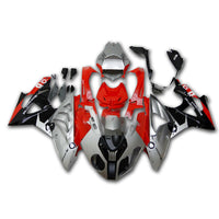 NT Sliver Black Red Fairing Fit for BMW 2009-2014 S1000RR Injection Mold a037