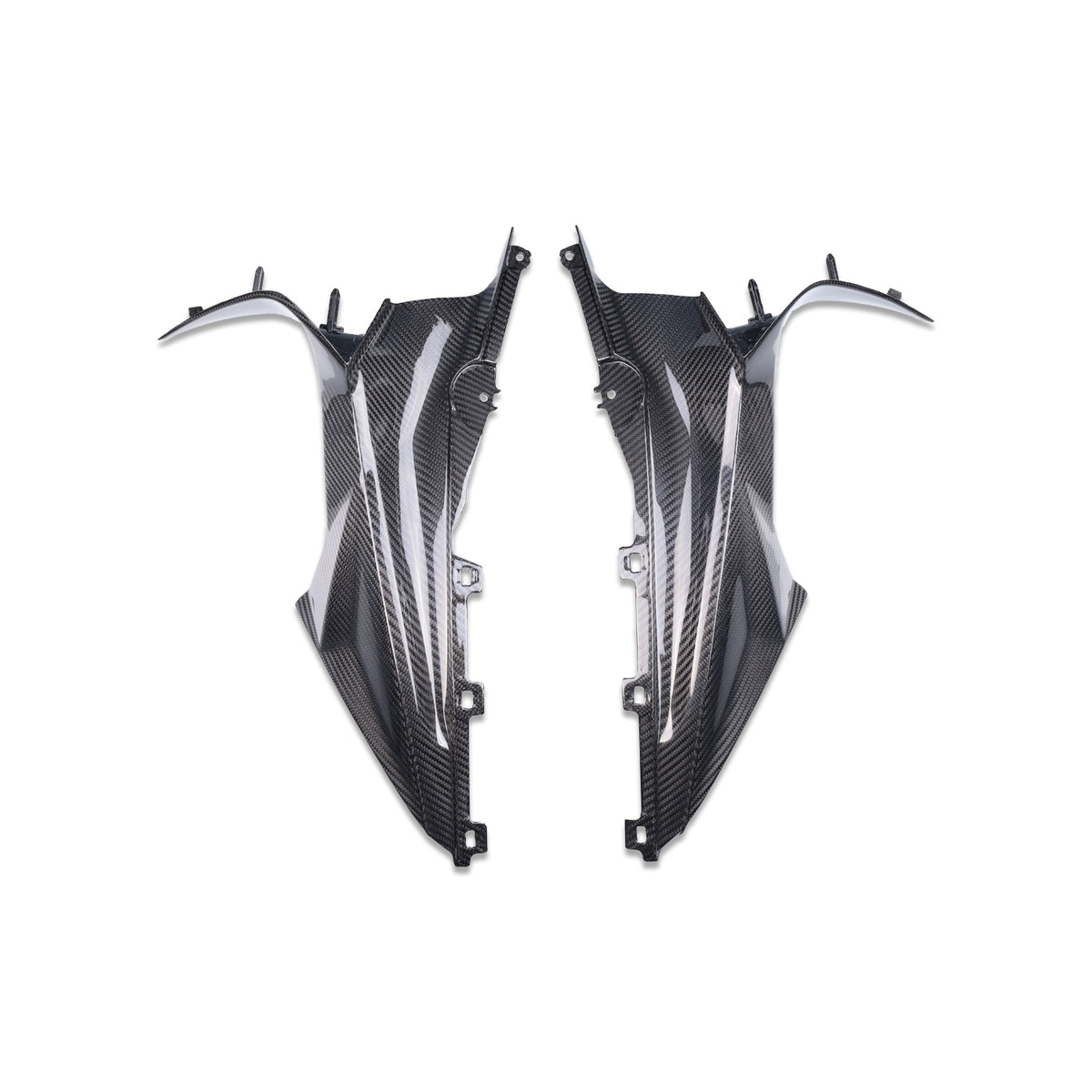 NT 2020-2023 BMW S1000RR 100% Carbon Fiber Upper Side Dash Cover Panel Cowl Fairing