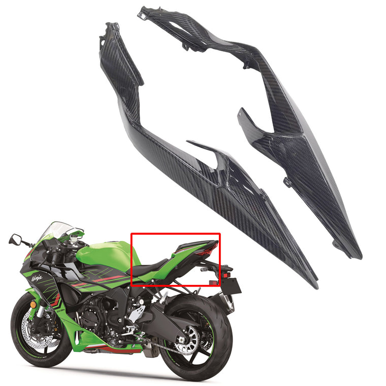 NT Real Carbon Fiber Tail Fairing Fit for Kawasaki Ninja 2024-2026 ZX6R 636