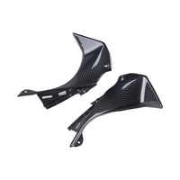 NT 2019-2023 KAWASAKI Ninja ZX6R REAL 100% Carbon Fiber INNER DASH INTAKE COVERS L-R