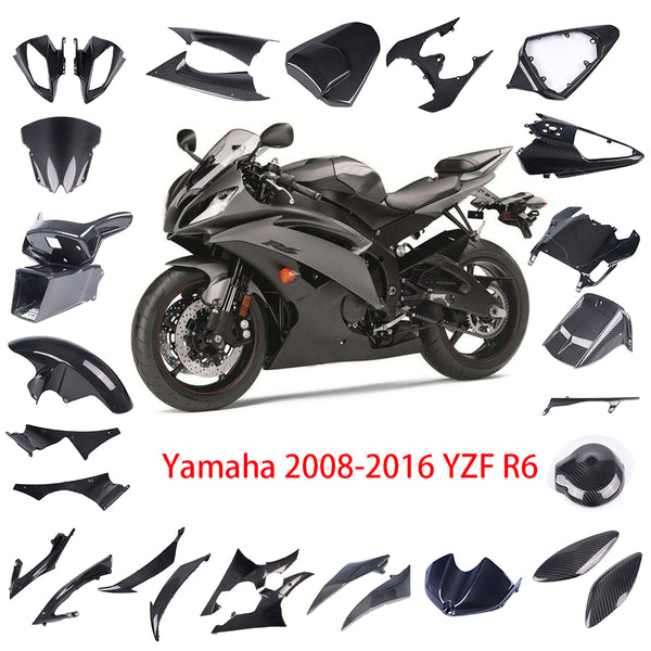 NT Real 3K Twill Carbon Fiber Pieces for Yamaha 2008-2010-2012-2014-2016 YZF R6