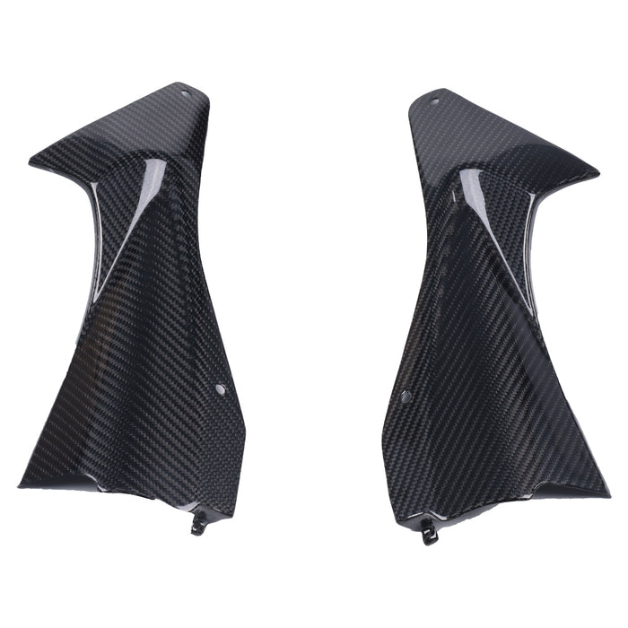 NT 100% Carbon Fiber Ram Air Vent Intake Covers For 2006-2007 Yamaha YZF R6