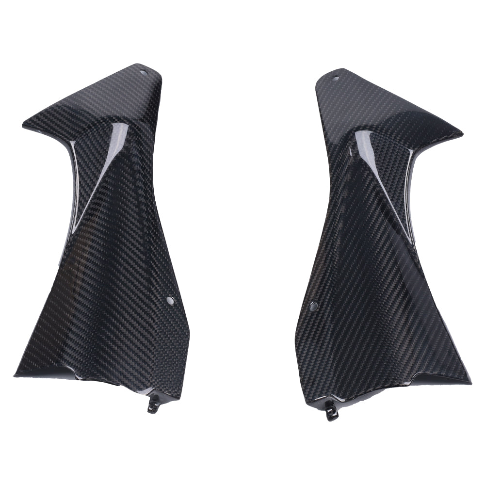 NT 100% Carbon Fiber Ram Air Vent Intake Covers For 2006-2007 Yamaha YZF R6