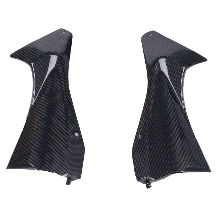 NT 100% Carbon Fiber Ram Air Vent Intake Covers For 2006-2007 Yamaha YZF R6
