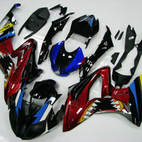 NT Fairing Fit for BMW 2015-2016 S1000RR Blue Red Shark Teeth Injection Mold a06
