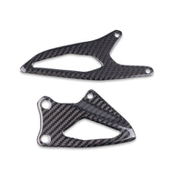 100% Carbon Fiber Rearsets Heel Guards Plates Fit for Yamaha 2015-2020-2026 R1 R1M R1S