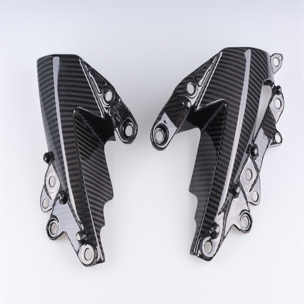 NT 2009-2012 Kawasaki Ninja ZX-6R Lower Side Panels-100% Carbon Fiber