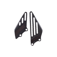 NT 2006-2024 Kawasaki Ninja ZX14 ZZR1400 Heel Plates - 100% Carbon Fiber