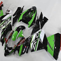 NT Aftermarket Injection ABS Plastic Fairing Fit for ZX10R 2004-2005 Black White Green N047