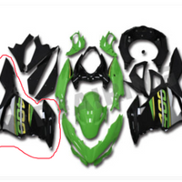 Aftermarket ABS Plastic Right Side Fairings Fit for EX400 2018-2023