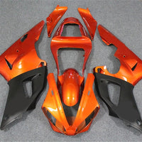 NT Aftermarket Injection ABS Plastic Fairing Fit for YZF R1 2000-2001 Orange Black N004