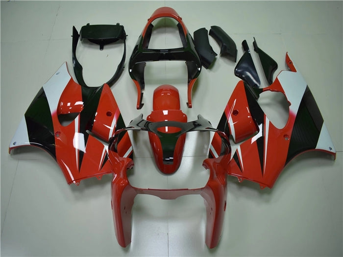 NT Aftermarket Injection ABS Plastic Fairing Fit for ZX6R 636 2000-2002 Red Black White N017