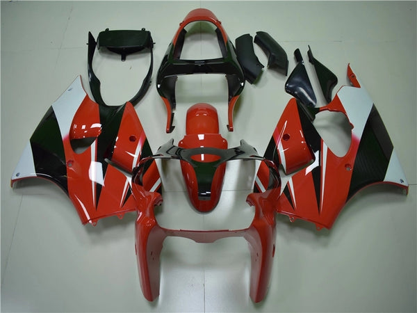 NT Aftermarket Injection ABS Plastic Fairing Fit for ZX6R 636 2000-2002 Red Black White N017