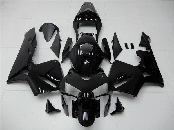 NT Aftermarket Injection ABS Plastic Fairing Kit Fit for CBR600RR 2003 2004 Glossy Black N003