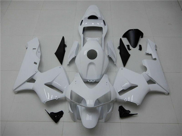 NT Fairing Fit for Honda 2003-2004 CBR600RR N005- Glossy White | ABS Injection, US Stock