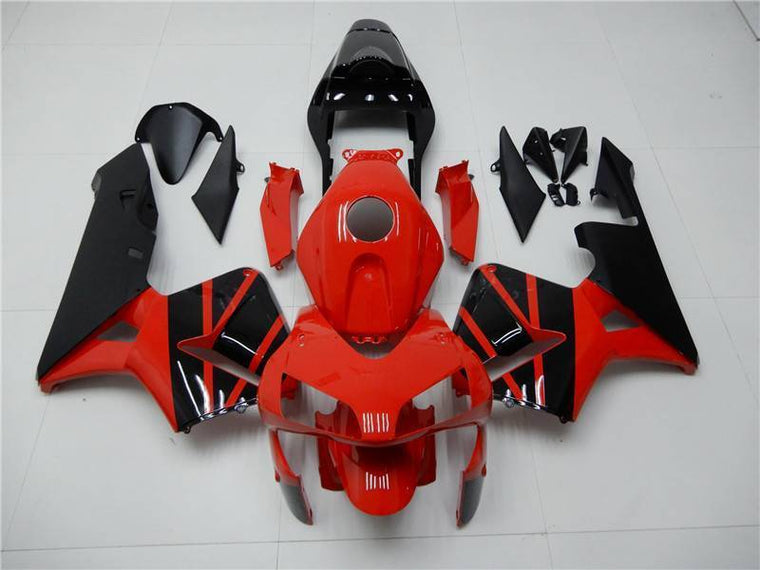 NT Fairing Fit for Honda 2003-2004 CBR600RR N010- Red Black | ABS Injection