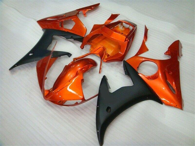 NT Fairing Fit for Yamaha 2003-2005 YZF-R6 N003- Orange Black | ABS Injection