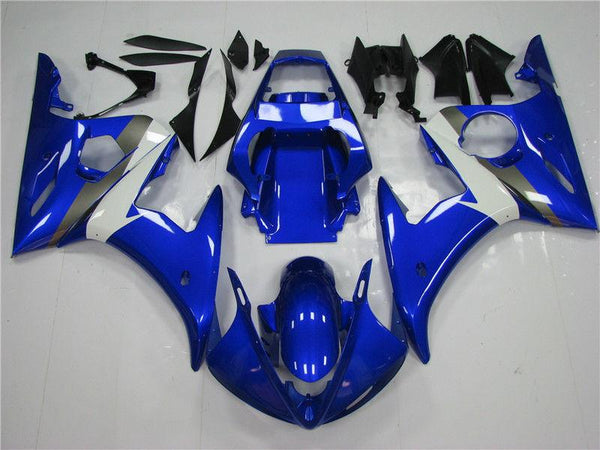 NT Aftermarket Injection ABS Plastic Fairing Fit for YZF R6 2003-2005 Blue White N034