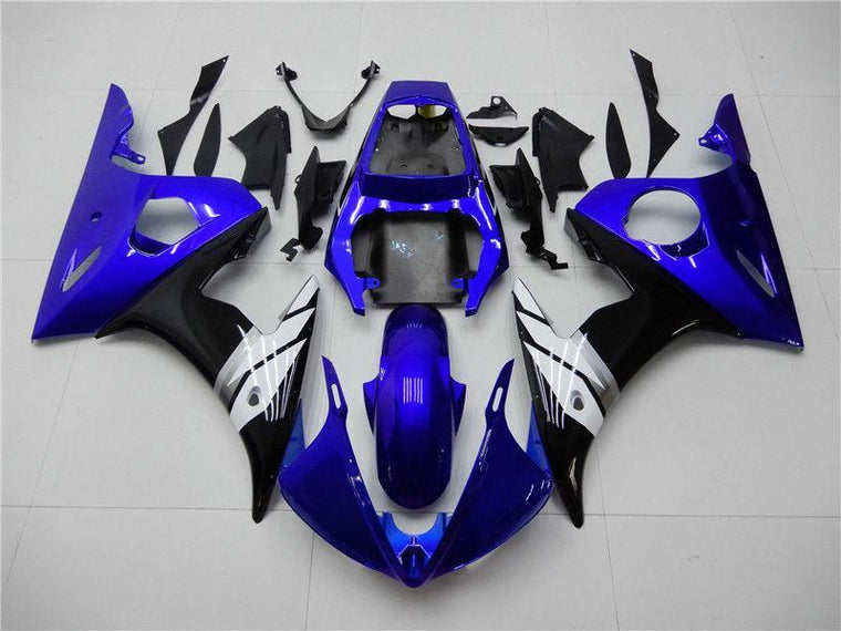 NT Fairing Fit for Yamaha 2003-2005 YZF-R6 N040- Blue White Black | ABS Injection, US Stock