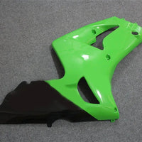 NT Aftermarket Injection ABS Plastic Fairing Fit for ZX6R 636 2003-2004 Green Black N001
