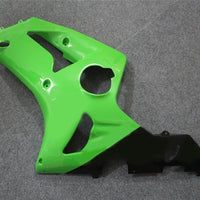 NT Aftermarket Injection ABS Plastic Fairing Fit for ZX6R 636 2003-2004 Green Black N001