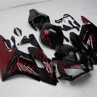 NT Aftermarket Injection ABS Plastic Fairing Fit for CBR1000RR 2004-2005 Red Black N001