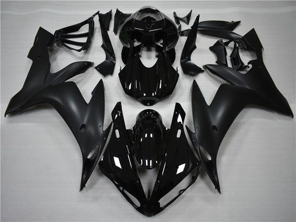 NT Aftermarket Injection ABS Plastic Fairing Fit for YZF R1 2004-2006 Glossy Matte Black N008