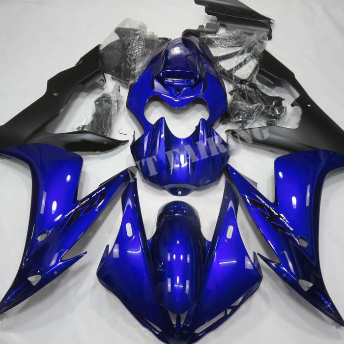 NT Aftermarket Injection ABS Plastic Fairing Fit for YZF R1 2004-2006 Blue Black