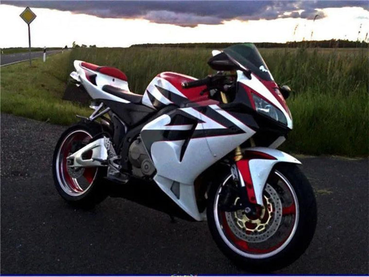 US STOCK NT Aftermarket Injection ABS Plastic Fairing Fit for CBR600RR 2005-2006 Red White Black N005 Available in CA