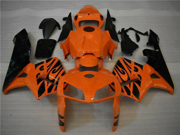 NT Fairing Fit for Honda 2005-2006 CBR600RR N014- Orange Black | ABS Injection