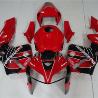 US STOCK NT Aftermarket Injection ABS Plastic Fairing Kit Fit for CBR600RR 2005 2006 Red Black N101 Available in CA
