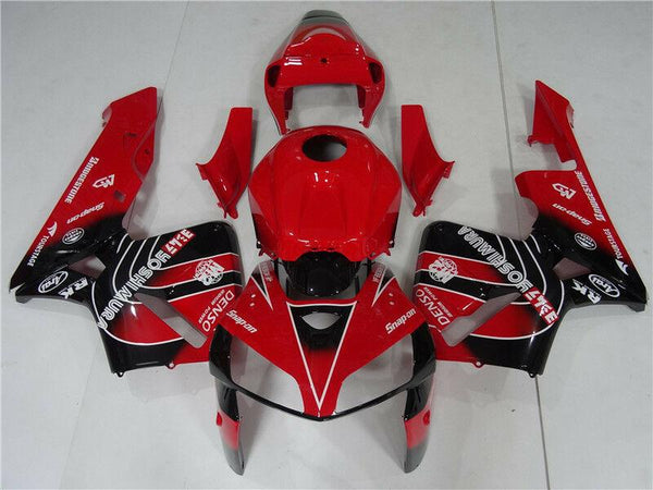 US STOCK NT Aftermarket Injection ABS Plastic Fairing Kit Fit for CBR600RR 2005 2006 Red Black N101 Available in CA