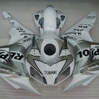 NT Aftermarket Injection ABS Plastic Fairing Fit for CBR1000RR 2006-2007 White Silver Black N001