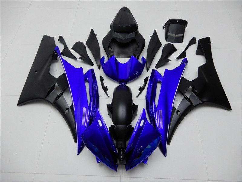 NT Fairing Fit for Yamaha 2006-2007 YZF-R6 N006- Blue Black | ABS Injection, US Stock